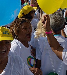 caminhada do idoso - Copacabana