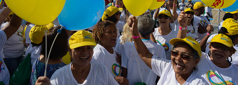 caminhada do idoso - Copacabana