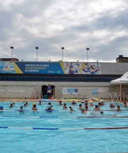 sesc piscina recreação parque aquático